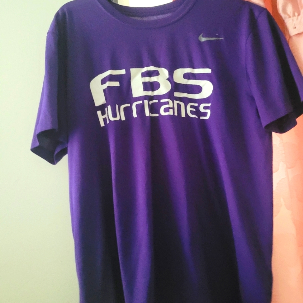 Nike FBS Hurricanes Purple Men's Dri-Fit Tee